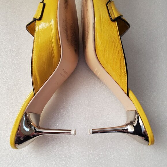 Vero Guoio Patent Leather Shoe Wedge. Size 38 ½ - Picture 8 of 12